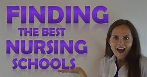 Tips for Finding the Best Nursing Schools | How to Choose the Right Nursing Program