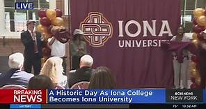 Iona officially becomes university