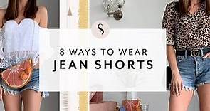 8 Ways to Wear Jean Shorts I Sydne Summer