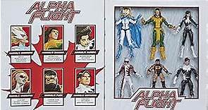 Marvel Classic Hasbro Legends Series Toys 6" Collectible Action 6 Pack Alpha Flight 6 Pack, 6 Figures with Premium Design, for Kids Ages 4 & Up (Amazon Exclusive)