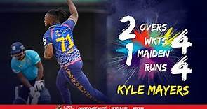 Kyle Mayers' 4 wickets for 4 runs in UNBELIEVABLE spell | Key Player Highlights | CPL 2022