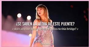 Taylor Swift - Cruel Summer - Live from TS | The Eras Tour // Español // Lyrics