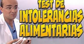 TEST DE INTOLERANCIAS ALIMENTARIAS