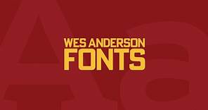 Wes Anderson Fonts | What Fonts Wes Anderson Uses in His Films