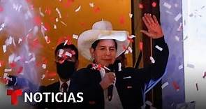 Simpatizantes de Pedro Castillo celebran su victoria en Perú | Noticias Telemundo