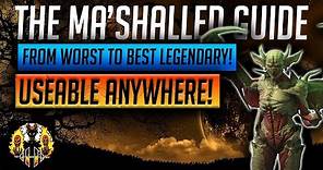 RAID: Shadow Legends | THE 'Ma'Shalled' GUIDE! From worst Legendary in the game to the best? INSANE!