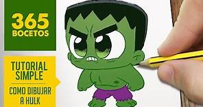 COMO DIBUJAR HULK KAWAII PASO A PASO - Kawaii facil - How to draw Hulk