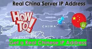 How To Get A China VPN Server Chinese IP Address ZENMATE VPN Real Chinese IP Address