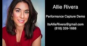 Allie Rivera Performance Capture Reel