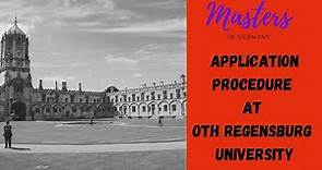 Master's in Germany | How to apply in OTH Regensburg University