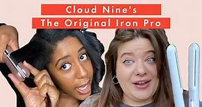 Cloud Nine Original Vibrating Iron Pro Straightener REVIEW & TUTORIAL | Cosmopolitan UK