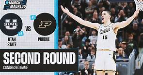 Purdue vs. Utah State - Second Round NCAA tournament extended highlights
