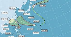 中颱「蘇拉」開始轉北逼近台灣 與新颱「海葵」牽扯不排除回馬槍可能 - 生活 - 自由時報電子報