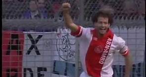 Goal! Danny Blind. 16.01.1994. Ajax - MVV