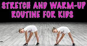 Stretch and Warm up Routine For Kids - (Hip Hop Dance Tutorial AGES 5+) | MihranTV