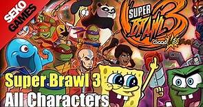 Super Brawl 3: Good vs Evil - All Characters Gameplay Video