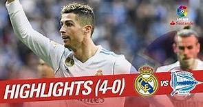 Resumen de Real Madrid vs Deportivo Alavés (4-0)