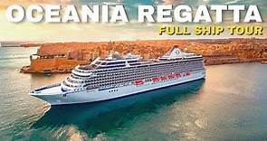 Oceania Regatta | Full Ship Walkthrough Tour & Review 4K | Oceania Cruises