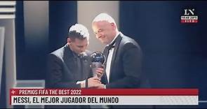 Premio FIFA The Best 2022: Messi recibe el premio al mejor jugador del mundo