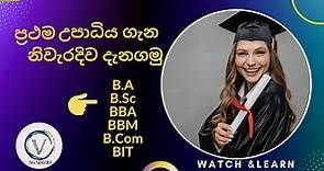 Bachelor's Degree Types/ Meaning of Bachelor Degree