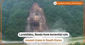 South Korea landslides, floods kill more than 20