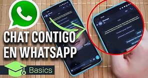 Cómo enviarte mensajes a ti mismo en WhatsApp: 3 FORMAS DE HACERLO | Xataka Basics