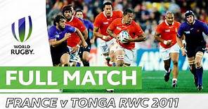 Rugby World Cup: David vs Goliath - RWC 2011 France v Tonga