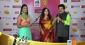 M. G. Sreekumar @ Mazhavil Mango Music Awards 2018 redcarpet