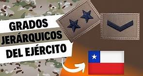 LOS RANGOS Y GRADOS JERARQUICOS DEL EJERCITO de CHILE | Ex Militar CHILENO te lo explica
