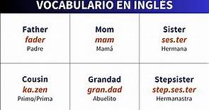 Vocabulario en inglés: los miembros de la familia en inglés