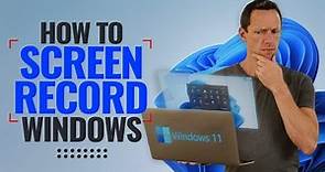 How To Screen Record On Windows (Easy Screen Recorder For PC!)