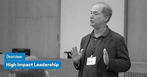 High Impact Leadership: Overview