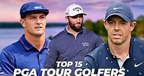 Top 15 PGA Tour Pro Golfers | Ranked 2022