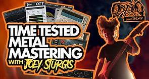 Mastering a sick metal mix with Joey Sturgis!
