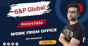 S&P Global Jobs | S&P Global Interview | S&P Global Associate | S&P Global Recruitment 2023 | S&P