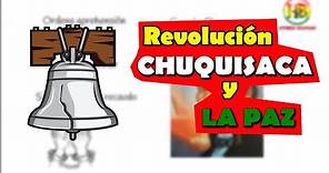 Revolución de CHUQUISACA y LA PAZ, 25 - Mayo - 1809 primer grito libertario de América 1809