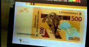 Monnaie: La BCEAO dévoile le nouveau billet de 500 Francs à Dakar
