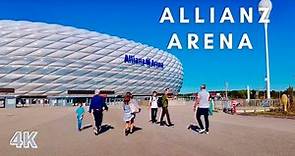 Walking tour of Bayern Munich’s Allianz Arena 4K
