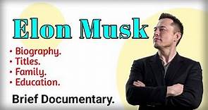 Elon Musk 📚 | Elon Musk biography🖋 | Documentary on Elon Musk | #elonmusk
