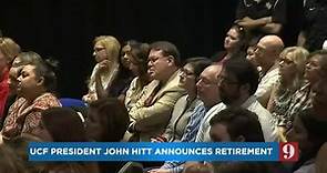 WATCH LIVE: UCF President John Hitt announces retirement