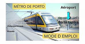 Comment utiliser le Métro de Porto entre l´aéroport et le centre de Porto