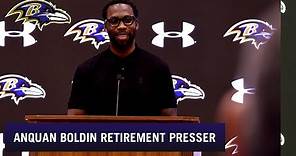 Anquan Boldin's Full Retirement Press Conference | Baltimore Ravens