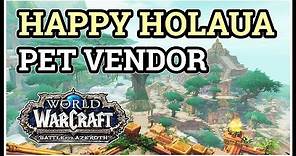Where is Happy Holaua Pet Vendor WoW