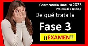 Cuestionario Único de Habilidades. EXAMEN fase 3. UnADM 2023