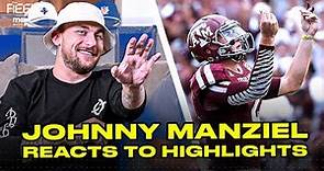 Johnny Manziel Reacts To Johnny Manziel Highlights!