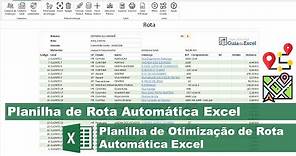 Planilha de Rota Automática Excel
