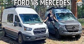 Ford Transit AWD vs Mercedes Sprinter 4x4 | Why We Bought a Transit Camper Van