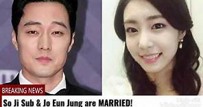 So Ji Sub and Jo Eun Jung are MARRIED!!!