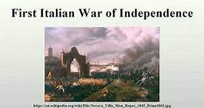 First Italian War of Independence