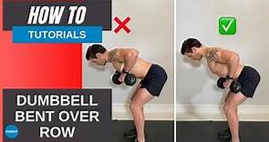 HOW TO: Dumbbell bent over row | #CrockFit